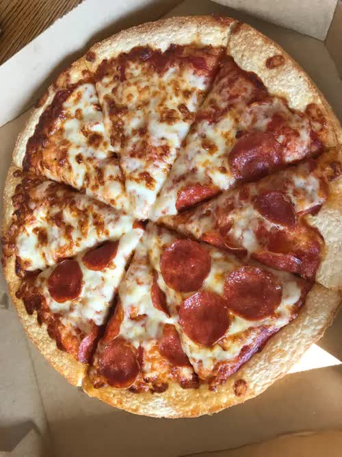 1/2 Pepperoni 1/2 Margherita